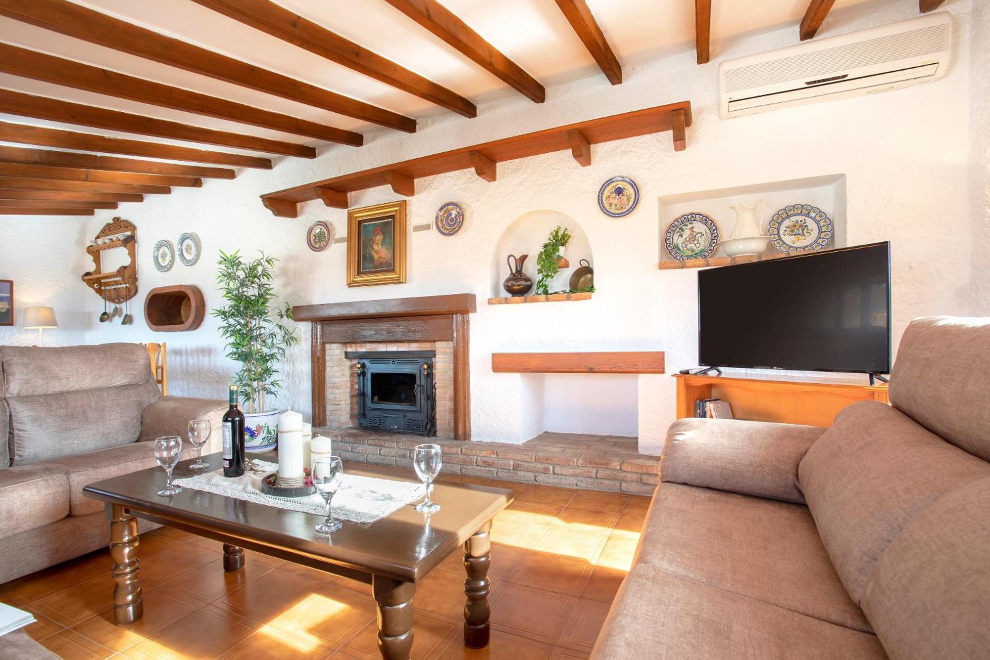 Casa Jardin Del Olivar Con Piscina Privada Alcaucín Exteriör bild